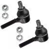 Caltric Set of 2 Tie Rod Ends for John Deere