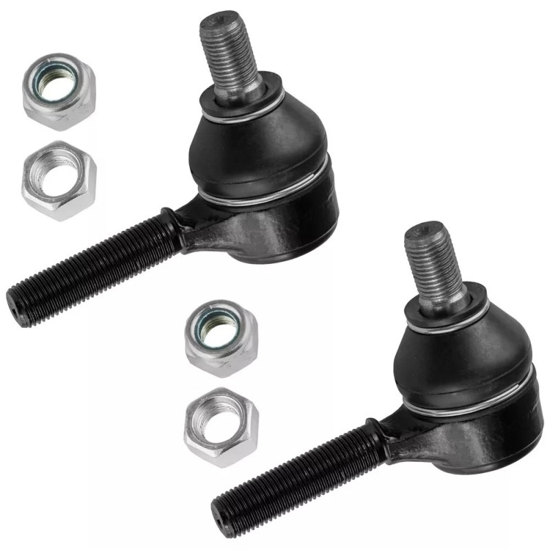 Caltric Set of 2 Tie Rod Ends for John Deere