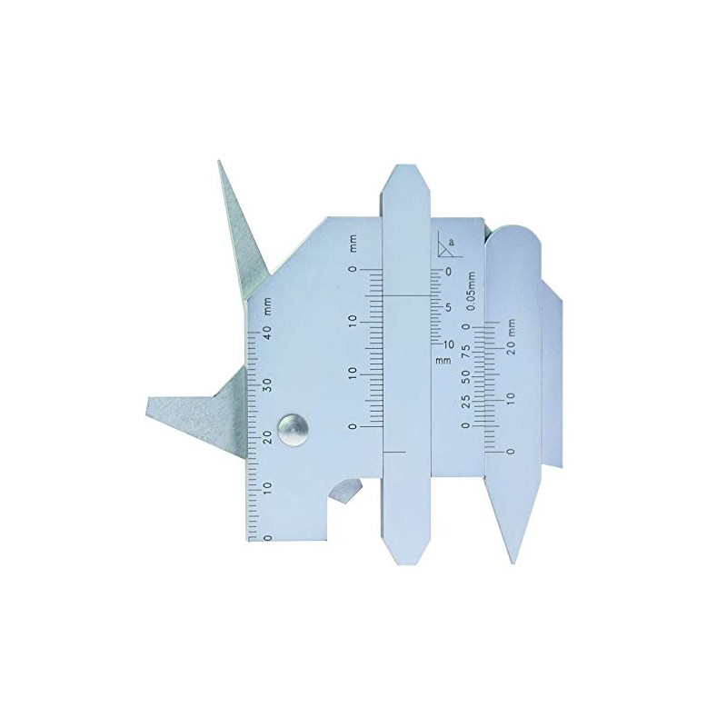 MIB Universal welding seam gauge for measuring height, width, dimension,