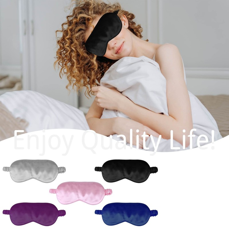 1 Pcs Sleep Mask, Silk Eye Mask, Blindfold, Silk Sleeping