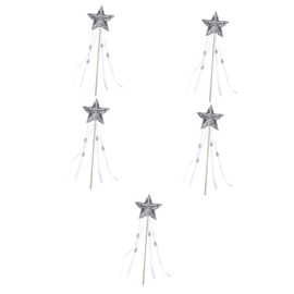 Vaguelly 5pcs Fairy Wand The Decor Fairy Party Favors Witch Wand Exquisite Fairy Sticks Fairy Sticks Fairy Cosplay Wand Cosplay Favors Stick Stage Performance Wand Toy Cloth