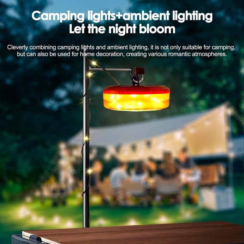Miawtro Camping Light, Camping Lights with 5 Lighting Modes, Waterproof