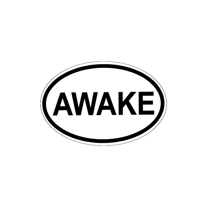 Peace Resource Project Awake - Bumper Sticker/Decal (4.5" X 3")
