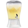 Creativeware 3-Gallon Beverage Dispenser- Poly Prop Beverage Dispenser, Clear