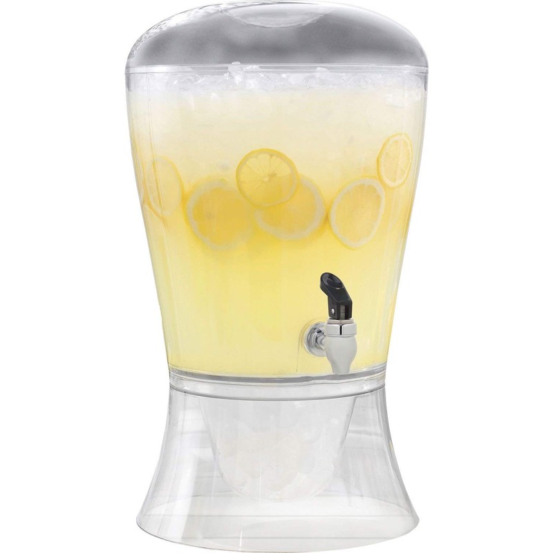 Creativeware 3-Gallon Beverage Dispenser- Poly Prop Beverage Dispenser, Clear
