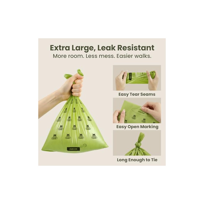 Pogi's Poop Bags - Bolsas para excremento de perro -