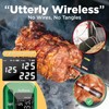Wireless Meat Thermometer with Digital Meat Probe, Measures Internal &