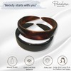 Parcelona French (Set of 2) Wide 1 Inch Tortoise Shell