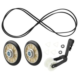 GoaMotors Dryer Repair Kit with Drum Belt Idler Pulley Drum Roller Compatible with Whirlpool for Kenmore for Maytag for Amana for Roper Replaces AP6010582 WP691366 AP3131942 AP3131942