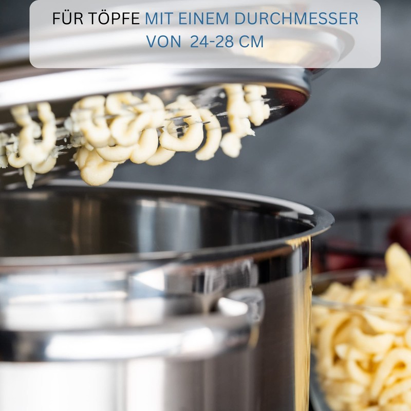 Westmark Spätzle / pot attachment with dough scraper.