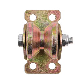 Tiardey 4 Pieces Pulleys for Ropes, V-Groove Steel Swivel Pulley, Heavy Duty Pulley, Rope Pulley for Clothesline, Roller Shutters, Inverted Roller Rope