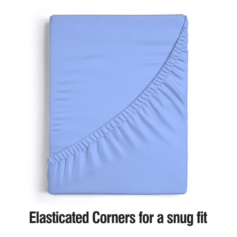 MistyMorning Fitted Sheet, Soft & Premium quality Bedding & Linen,