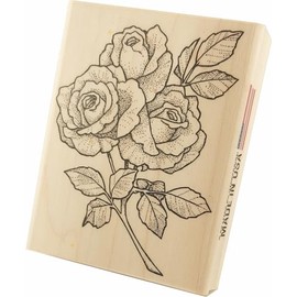 Stamps by Impression Roses Rubber Stamp - 2.25" x 3"