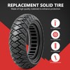 2 PCS 10x3.0 255x80 (80/65-6) Solid Tire,10 Inches Electric Scooter