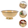MAGICLULU Household Enamel Bowl Useful Instant Noodle Bowl Vintage Food