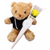 Q-FLA Cupla and3 Bath Salt Bear Set Soap Flower Bouquet Mini Yellow Black Hooded Bear Gift, 1 Piece, 1g / Q-FLA 큐플라 and3 입욕제 곰 세트 소프 플라워 부케 미니 옐로우 블랙 후드 곰 선물, 1개, 1g