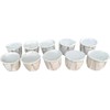 White Eggshell Cascarilla – Handmade Ritual Cups for Spiritual Cleansing