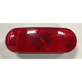 Triton 03526 Red Incandescent Oval Tail Light - 2 Pack