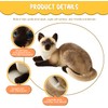 BARMI Siamese Cat Plush Stuffed Animal - Lifelike Cat Pillow,