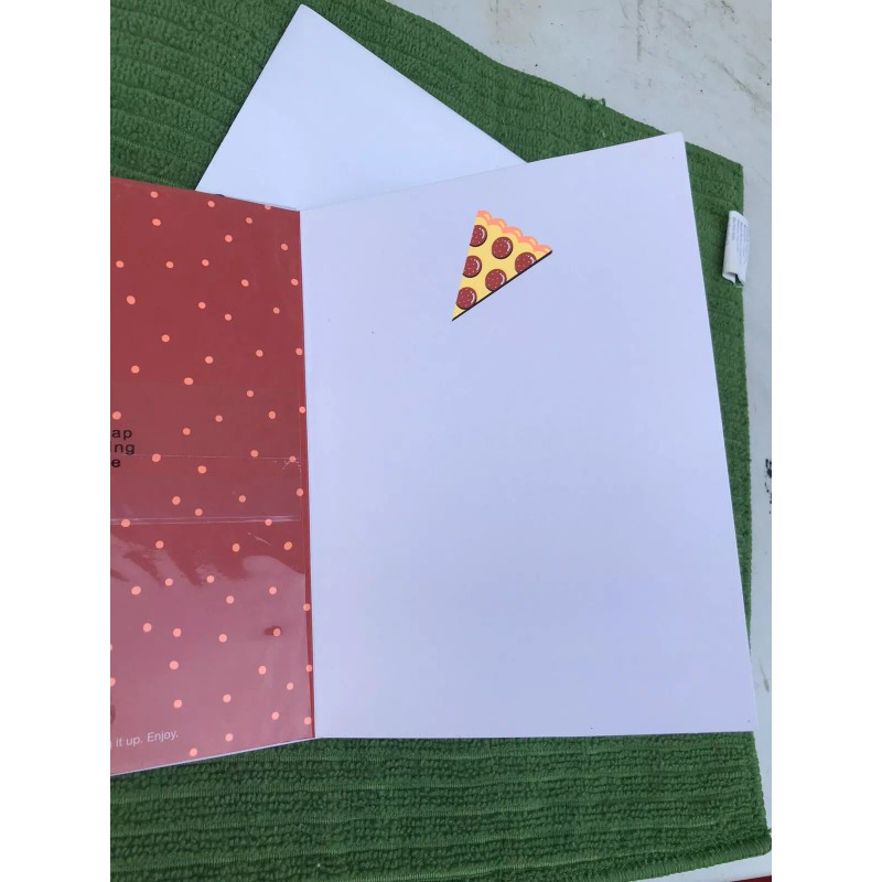 Just Wink Fun Card Pizza Lover Write In Your Massage