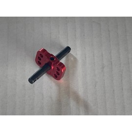 GM 1/10th Scale Lock Diff Hub Spool for Traxxas Slash Rustler 2WD VXL XL5 Red