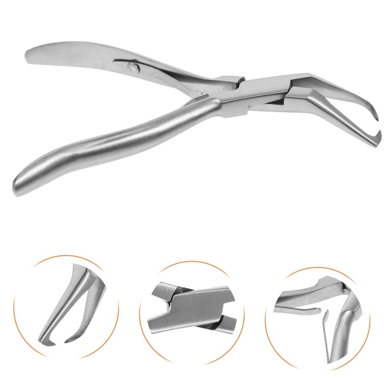 OSALADI 1Pair Hair Extension Pliers Tool for Easy Hair Styling