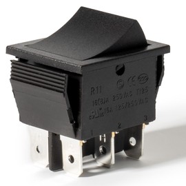 2 Pcs 6 pin 12volt 6V Gas Pedal for Kids Ride on Car Compatible with Power Wheels Foot Pedal Switch Universal Accelerator Kids Electric Cars Replacement Parts Speed Foot Pedal Reset Switch