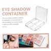 Mikinona 2pcs Empty Eyeshadow Dishes Diy Makeup for Women and