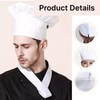 Yewseas Pack of 2 White Chef's Hat, Adjustable Unisex Chef