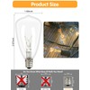 25-Pack ST35 Light Bulbs Replacement Edison Clear Bulbs -5 Watts