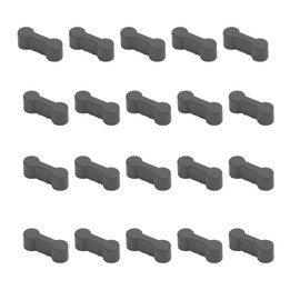 Yuannee Holzschienen Adapter Verbinder,20 PCS Holzeisenbahn Zubehör Gleisverbinder Eisenbahn Verbindungsstücke Holzeisenbahn Zubehör Wiederverwendbare Holz Eisenbahn Gleisverbinder für Kinder