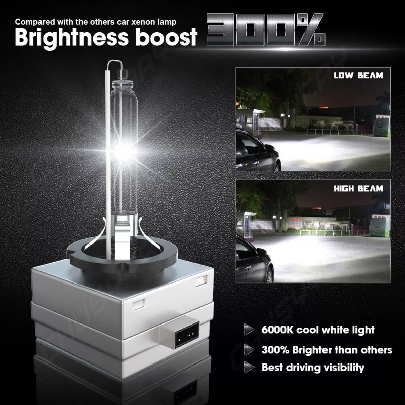 CHUSYYRAY For Ford Mustang 2013-2014 HID LED Headlight High/Low +