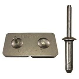 RV6607-6-8W, Gesipa, Bulb-Tite Shaveable HD Blind Rivets, Diameter: 0.187 Inch, GR Range: 0.050-0.500 Inch, Shaveable