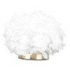 Feather Table Lamp USB Type C 5V Touch Control Stepless