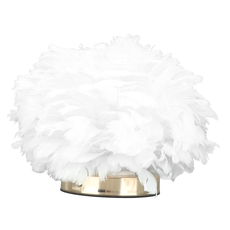 Feather Table Lamp USB Type C 5V Touch Control Stepless