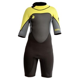 Body Glove Phoenix 2mm Kids Wetsuit for Boys Girls, Neoprene Back-Zip Short Sleeve Springsuit, Size (8-16) Full Wet Suits Keep Warm in Cold Water for Water Sports Swimming Surfing Snorkeling Diving