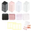 YANMAKE Press On Nail Storage Boxes, 36 PCS Clear Plastic