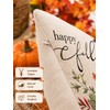 Fall Pillow Covers 12x20 Set of 1 Linen Farmhouse Rustic