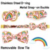 Unique style paws Pride Day Rainbow Dog Collar, Love is