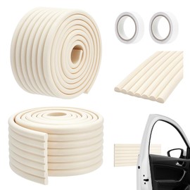 NBEADS 22.4 Yards Bumper Protectors, 2.91x0.26inch Corner Protector Table Edge Corner Protector for Edges Table Desk Furniture, Bisque