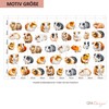 GRAZDesign Wall Tattoo Guinea Pig Set Children's Room Kitchen Wall
