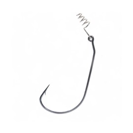 Hooks Swimbait with Soft Plastic Spring Keeper Black 3/0 Black 91768S3/0 Fishing Lures Bass Jigging Bait Jig Lure Weedless Soft Plastic Swimbait Accessories Freshwater