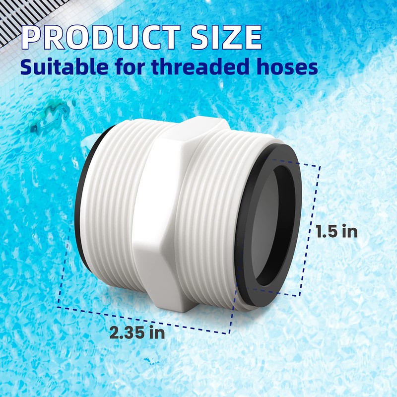 PalpitateC Pool Split Hose Connector Compatible with Intex Coleman Swimming