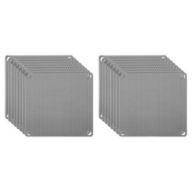 PATIKIL 140mm/5.5" PC Fan Dust Mesh, 16 Pack PVC Computer Cooler Dust Filter PC Case Dust Cover Grills for Computer Cooler Fan PC Case Dustproof, White