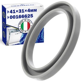 Seal rinse aid dishwasher 41 x 31 x 4 mm with the original code 00166625 166625 for Bosch dishwashers for Siemens - Made in Italy MONTERAL