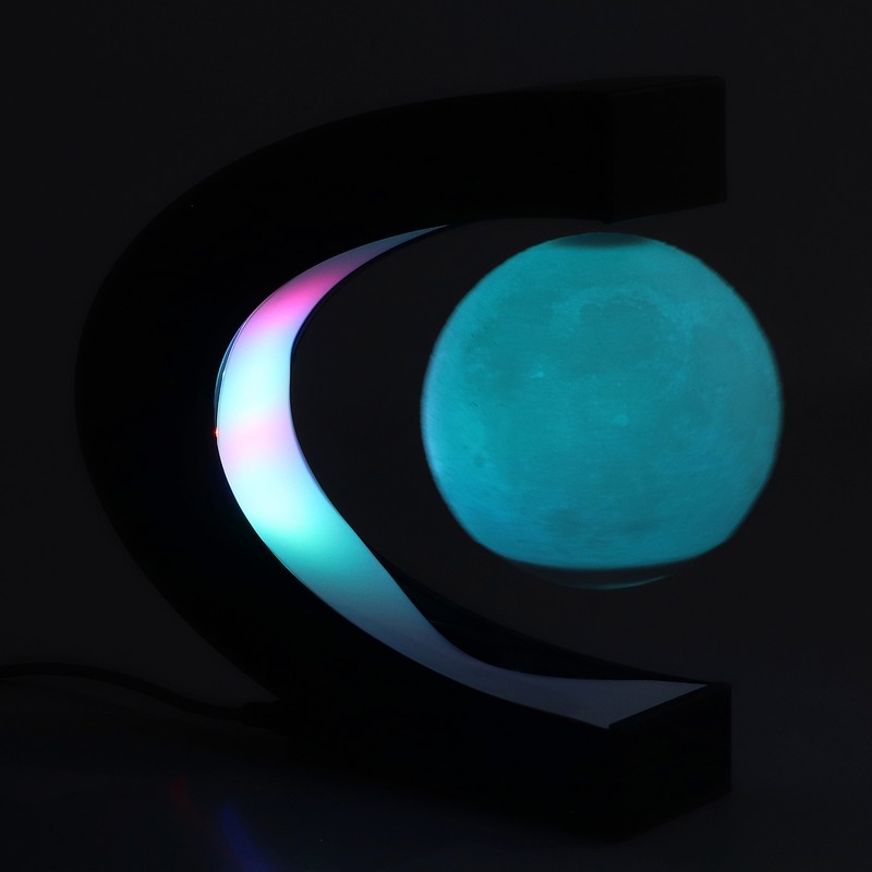 Levitating Moon Lamp ABS Floating Moon Night Light for Office