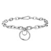 RAMUS KATEN Statement Thick O Ring Chain Choker Stainless Steel