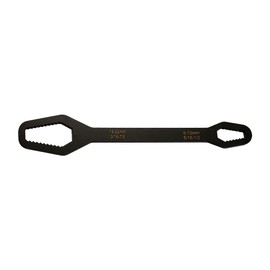 Jagowa Universal Multifunctional Wrenches Double Sided Wrench Adjustable Spanner Self-Tightening Repair Tool for Home(Black)