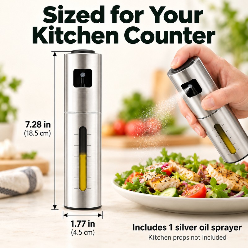 BBQ Baking Olive Oil Spray Bottle 304 Stainless Steel Oil