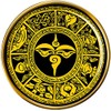 Ashtamangala 8 Auspicious Buddhist Symbols Pin Badge